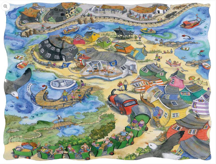 Hengistbury Head, Wendy Brown Jigsaw Puzzle (500 Pieces)