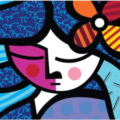 Bluebird Romero Britto - Girl With Flower Jigsaw Puzzle (1000 Pieces)