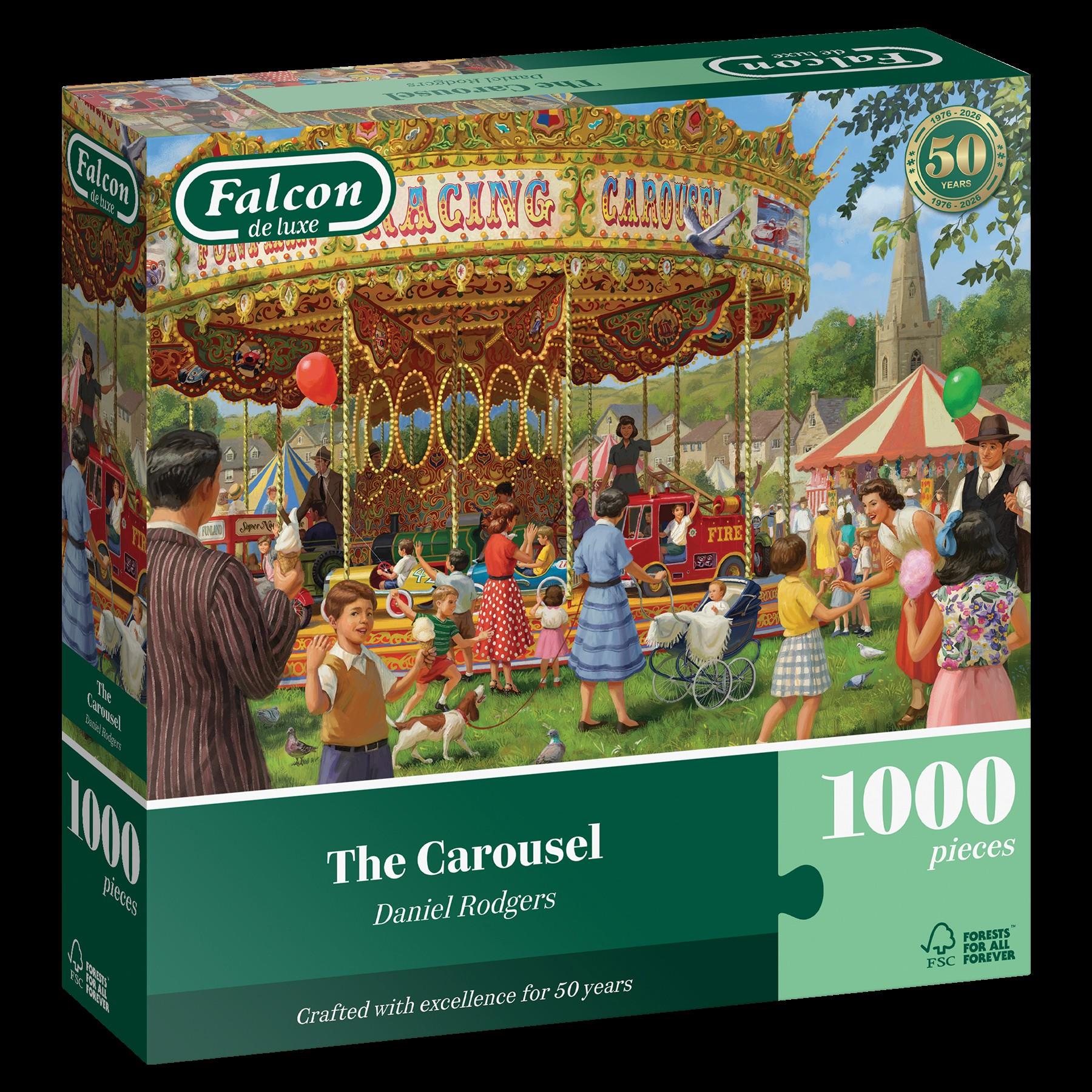 Falcon Deluxe The Carousel Jigsaw Puzzle (1000 Pieces) – PDK