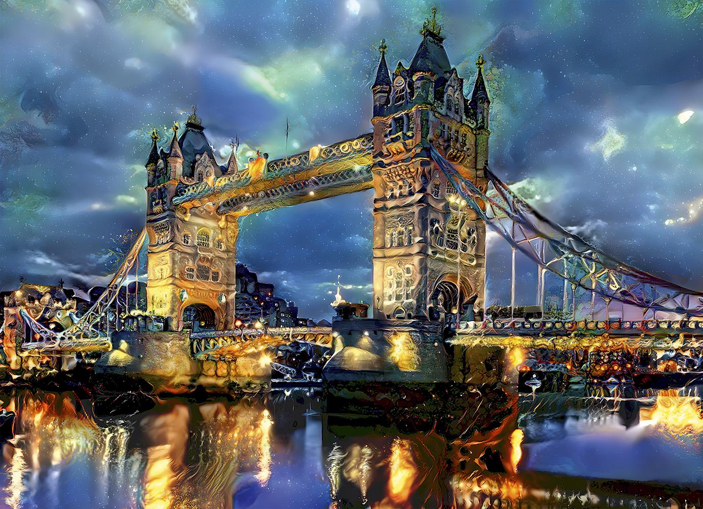 Bluebird Tower Bridge, England London Bridge Jigsaw Puzzle (1000 Pieces)