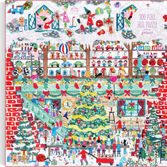 Galison Michael Storrings Toy Workshop Foil Jigsaw Puzzle (500 Pieces)