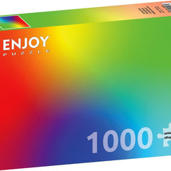Enjoy Colorful Rainbow Gradient Jigsaw Puzzle (1000 Pieces)
