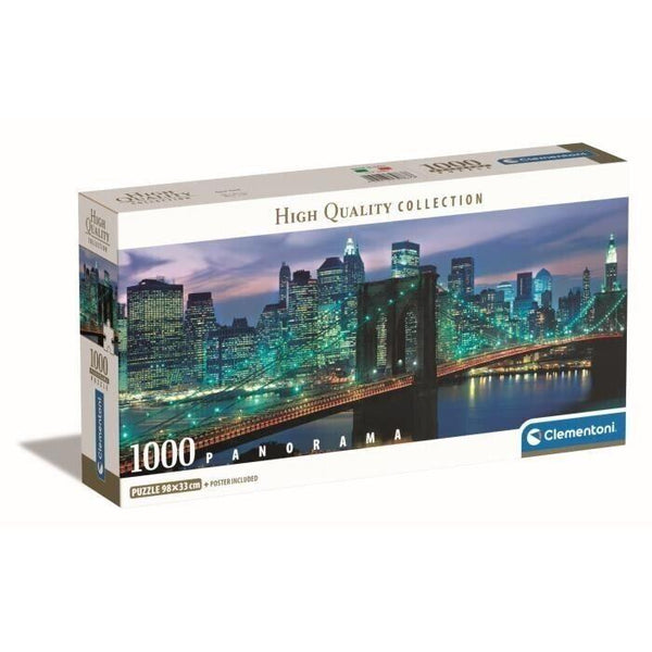 Clementoni New York Brooklyn Bridge Panorama Jigsaw Puzzle (1000 Pieces)