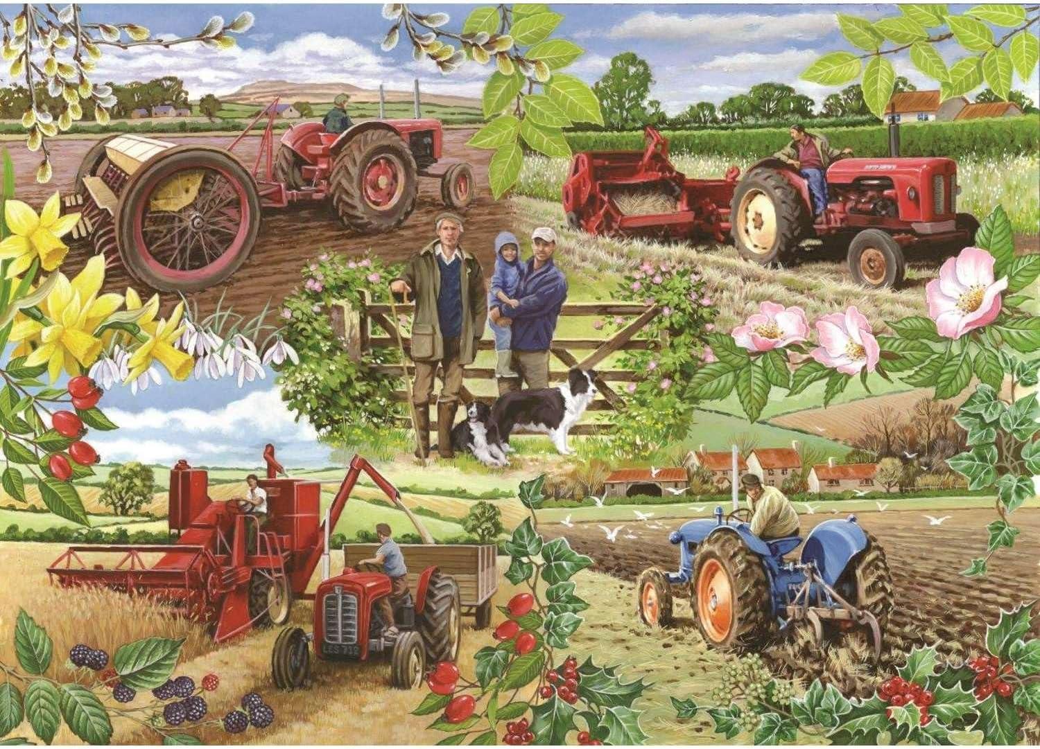 House of Puzzles Farming Year Jigsaw Puzzle (1000 Pieces)