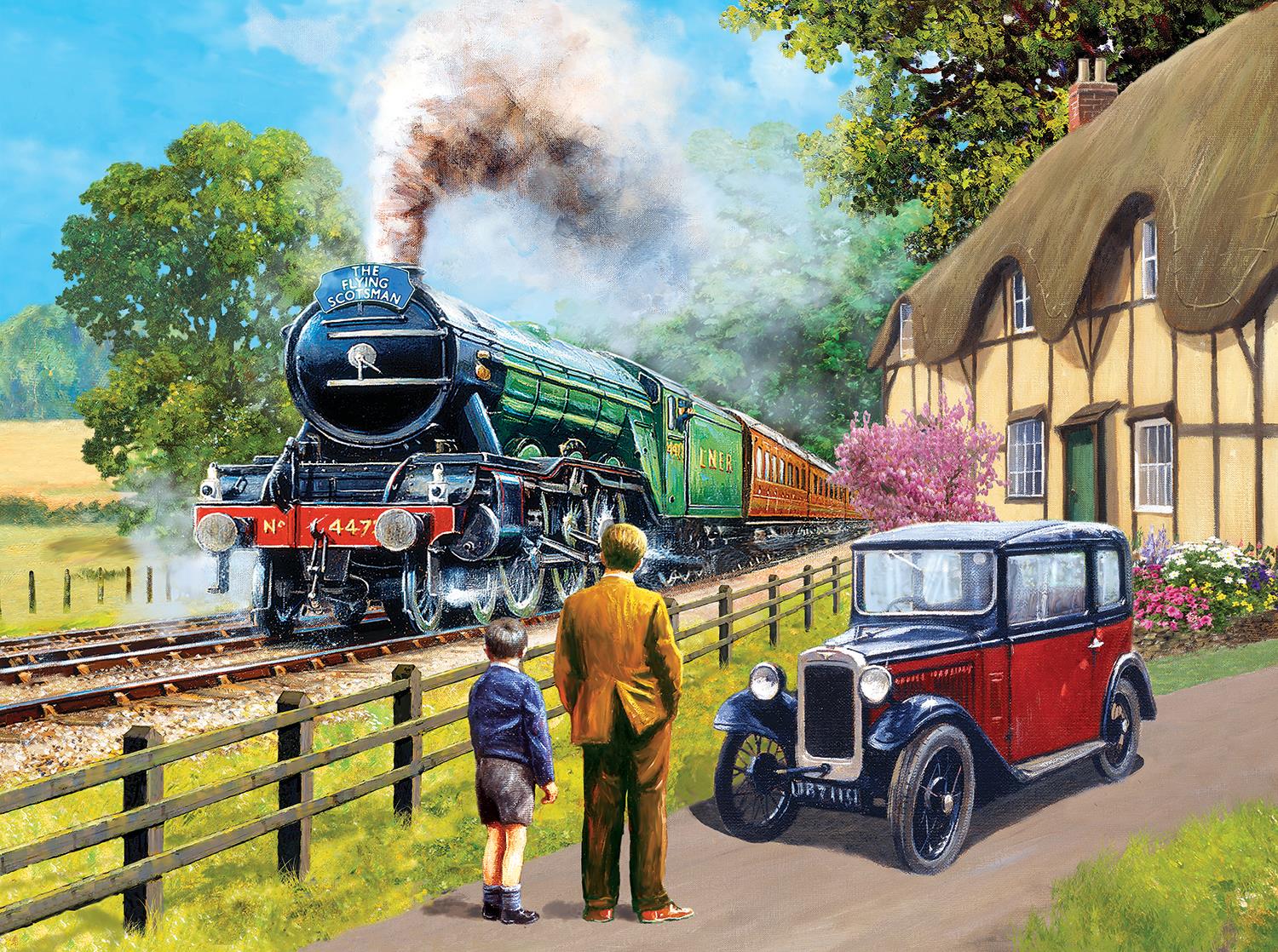 Sunsout The Flying Scotsman,  Kevin Walsh Jigsaw Puzzle (1000 Pieces)