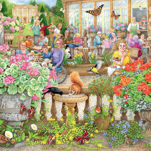 Ravensburger Cosy Cafe No.2, The Orangery Jigsaw Puzzle (1000 Pieces)