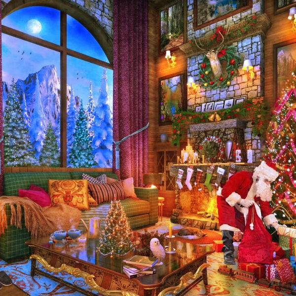 Bluebird Christmas Lodge Jigsaw Puzzle (2000 Pieces)