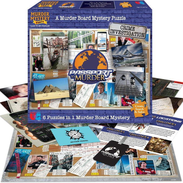 Passport to Murder, Murder Board Mystery Puzzle