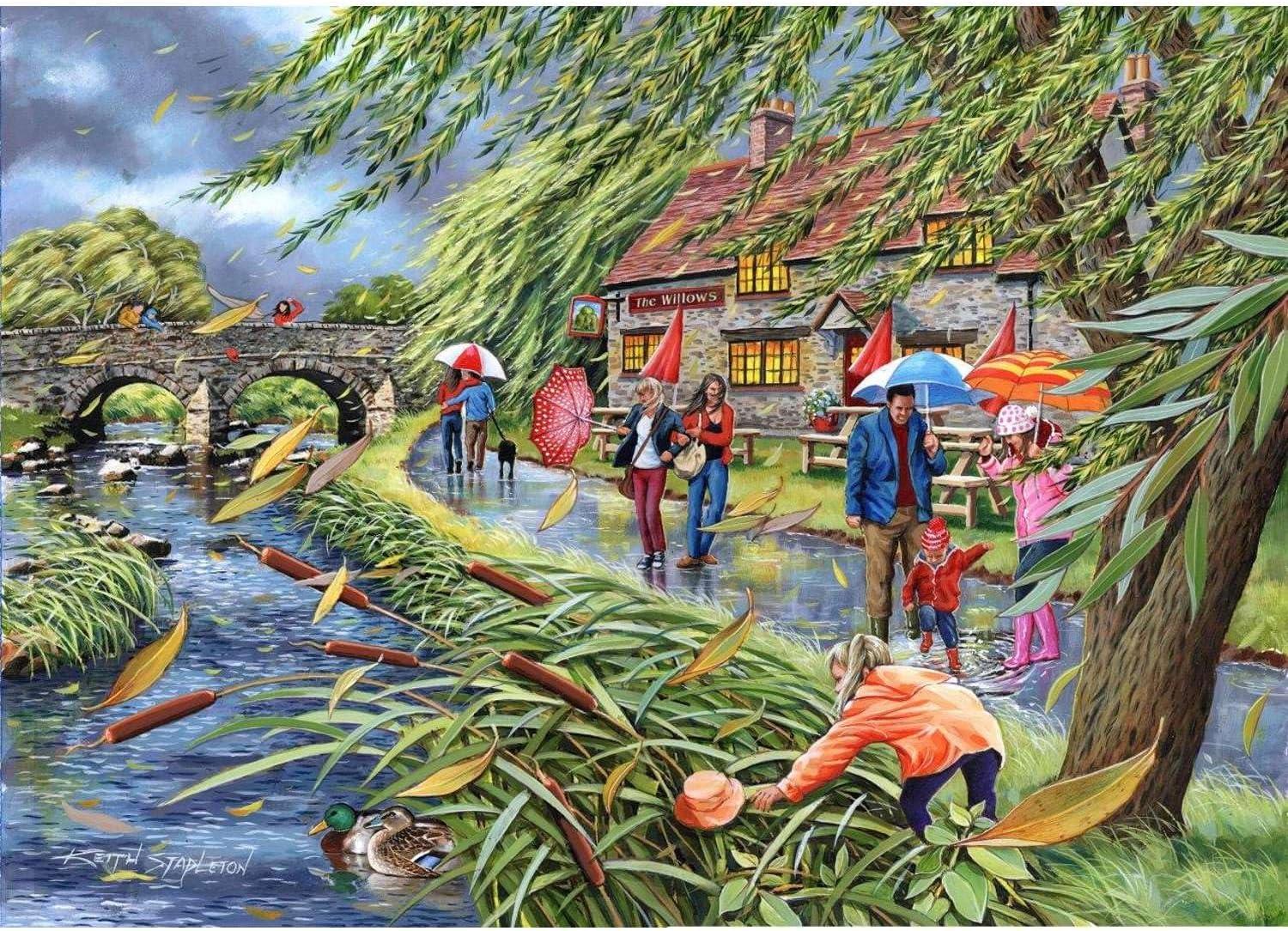 House of Puzzles Wind at the Willows Jigsaw Puzzle (1000 Pieces)