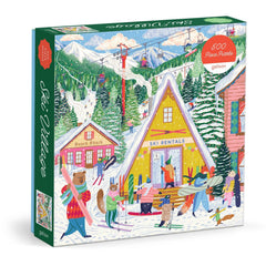 Galison Ski Village Jigsaw Puzzle (500 Pieces)