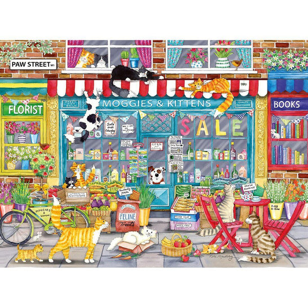 Gibsons Moggies & Kittens Jigsaw Puzzle (1000 Pieces)  DAMAGED BOX