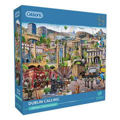 Gibsons Dublin Calling Jigsaw Puzzle (1000 Pieces) DAMAGED  BOX