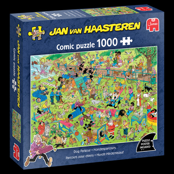 Van Haasteren Dog Parkour Jigsaw Puzzle (1000 Pieces)