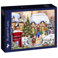 Bluebird Winter Cottage Jigsaw Puzzle (2000 Pieces)