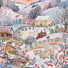 Cobble Hill Hilltop Farm Jigsaw Puzzle (1000 Pieces)