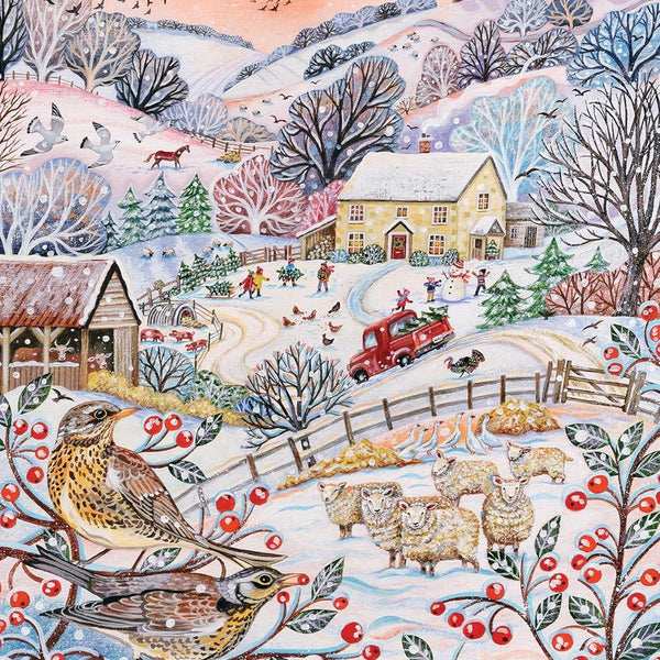 Cobble Hill Hilltop Farm Jigsaw Puzzle (1000 Pieces)