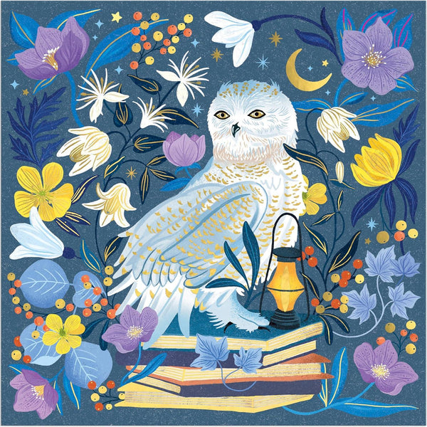 Galison Celestial Owl Foil Jigsaw Puzzle (500 Pieces)