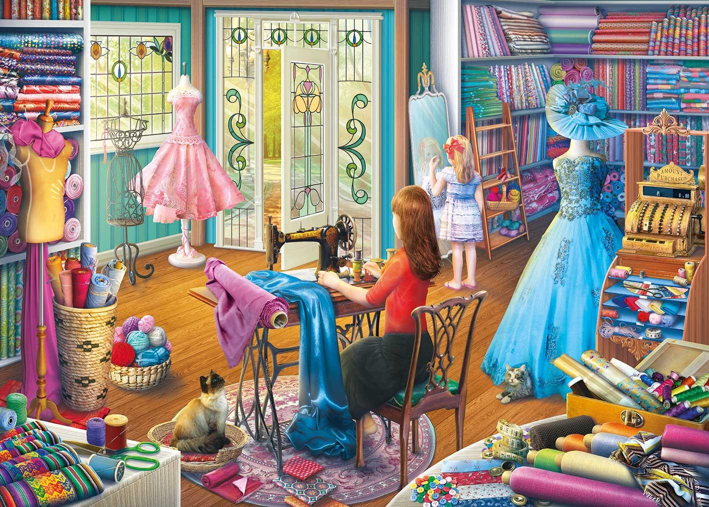Gibsons The Dressmaker's Daughter Jigsaw Puzzle  (500 XL Pieces)