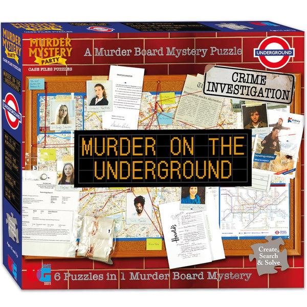 Murder on the Underground, Murder Mystery Party Case File DAMAGED BOX