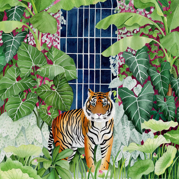 Pieces & Peace Greenhouse Tiger Jigsaw Puzzle (1000 Pieces)