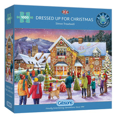 Gibsons Dressed Up for Christmas Jigsaw Puzzle (1000 Pieces)