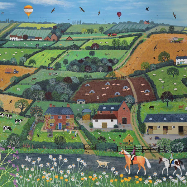 Otter House Farm Fields Jigsaw Puzzle (1000 Pieces)