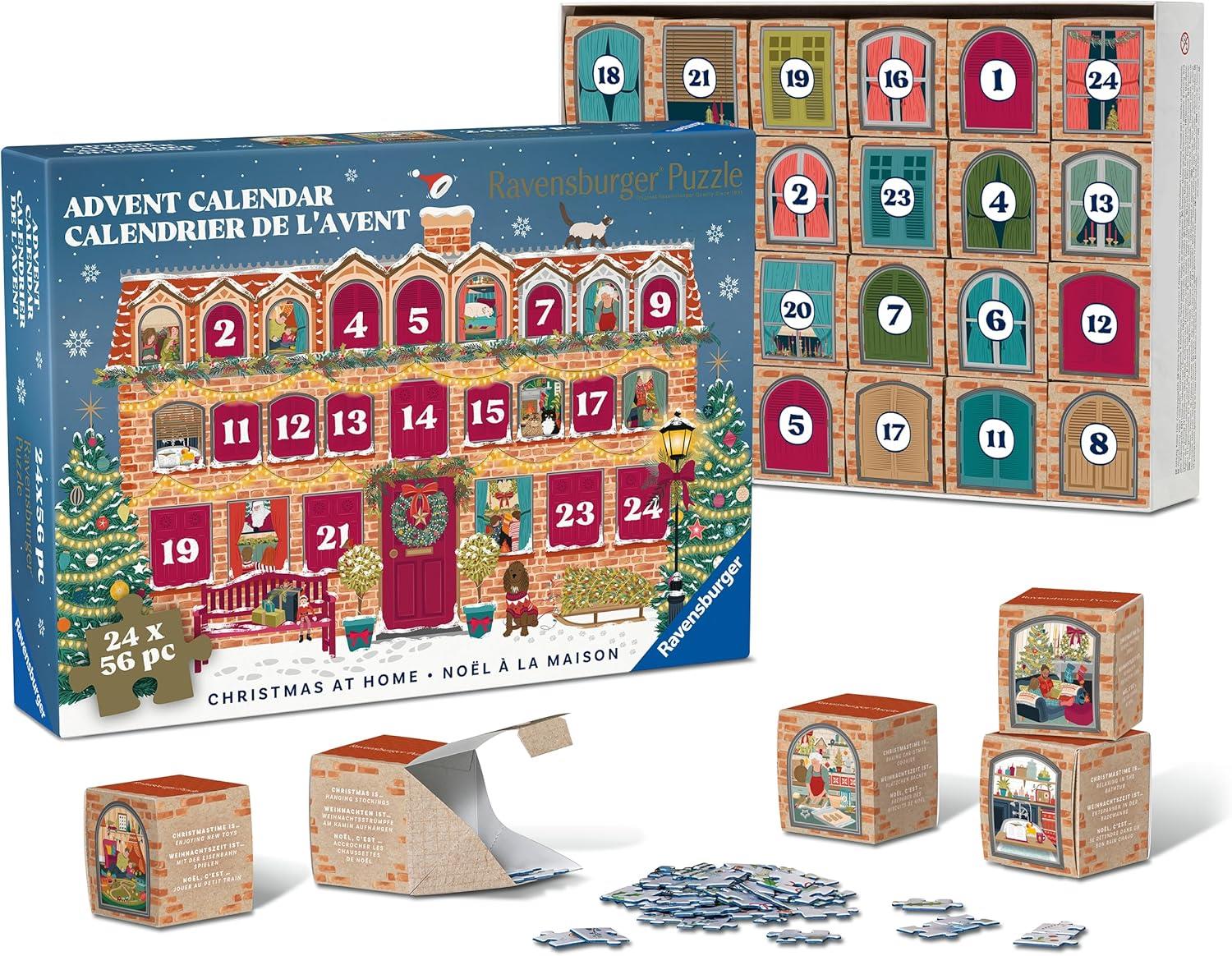 Ravensburger Christmas at Home Jigsaw Puzzle Advent Calendar 2026 (24 x 56 Pieces)