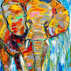 Enjoy Colorful Elephant Jigsaw Puzzle (1000 Pieces)