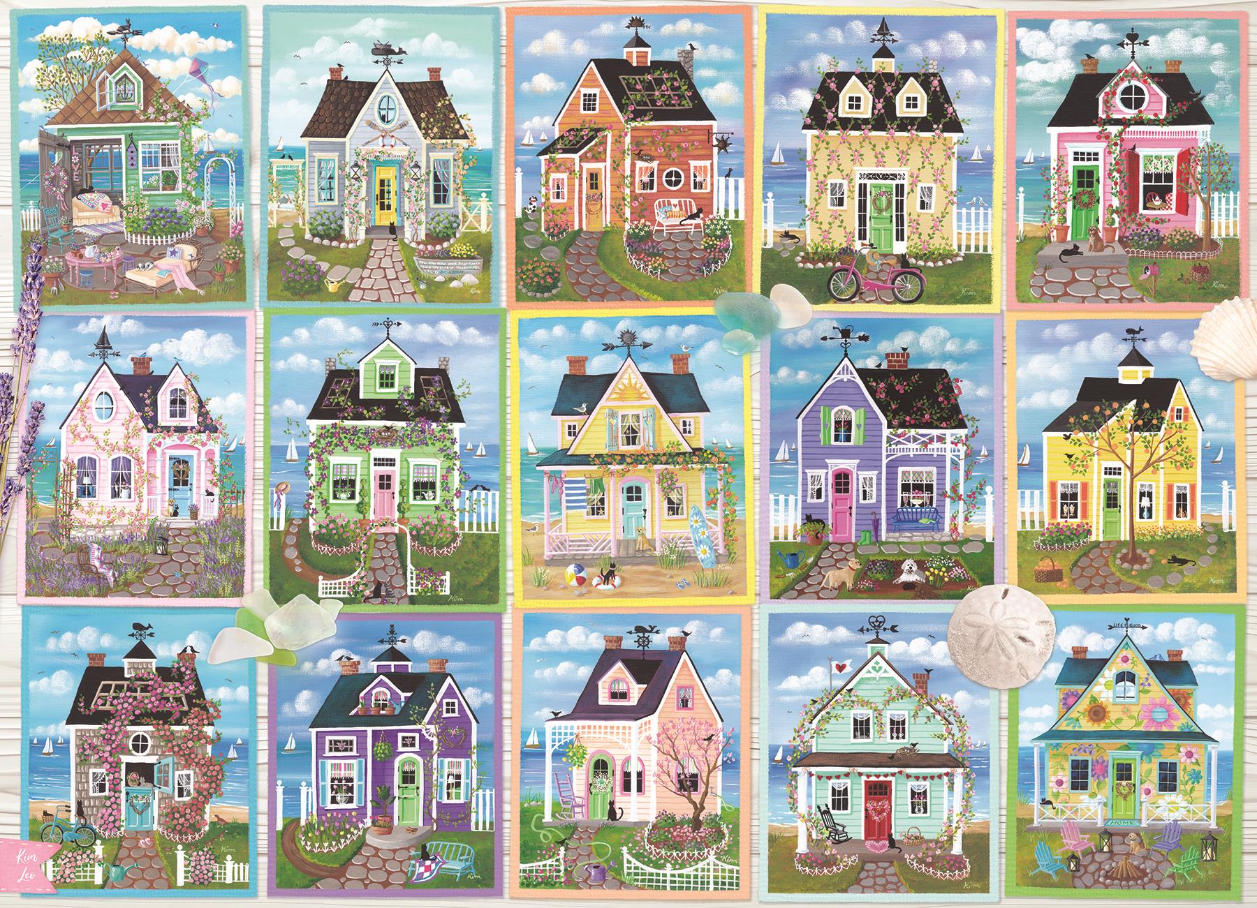 Cobble Hill Seaside Cottage Jigsaw Puzzle (1000 Pieces)