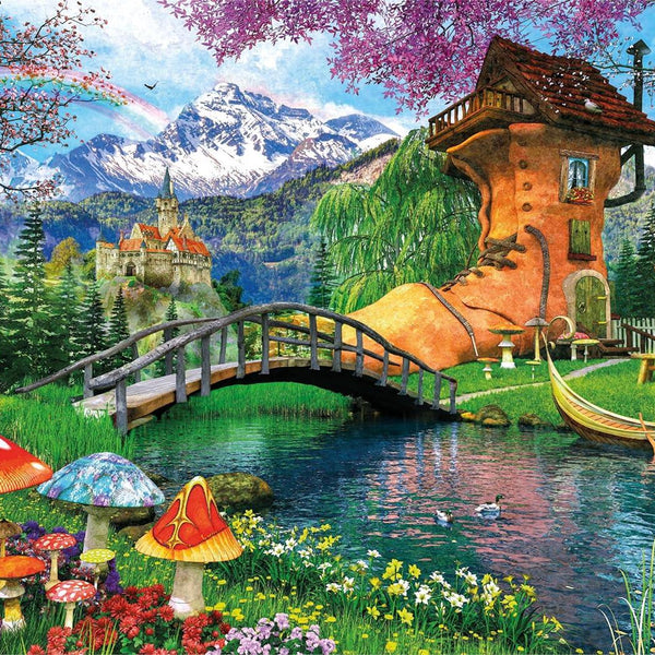 Clementoni The Old Shoe House Jigsaw Puzzle (500 Pieces)