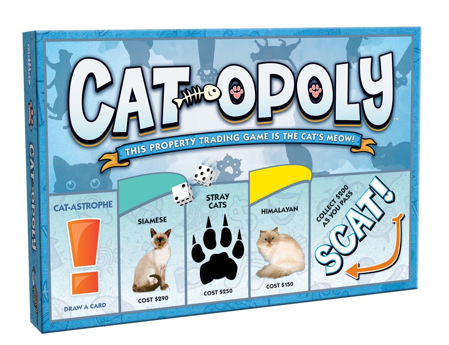 Cat-opoly Board Game DAMAGED BOX
