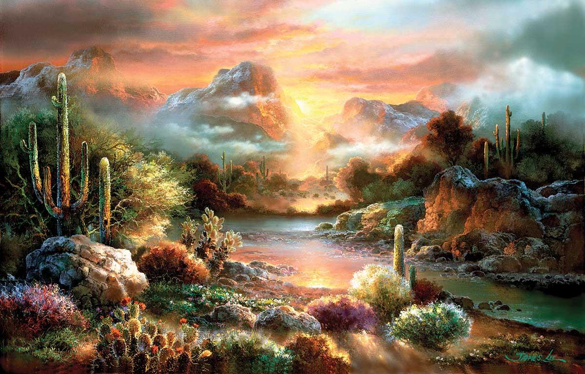 Sunsout Sunset Splendor, James Lee Jigsaw Puzzle (1000 Pieces)