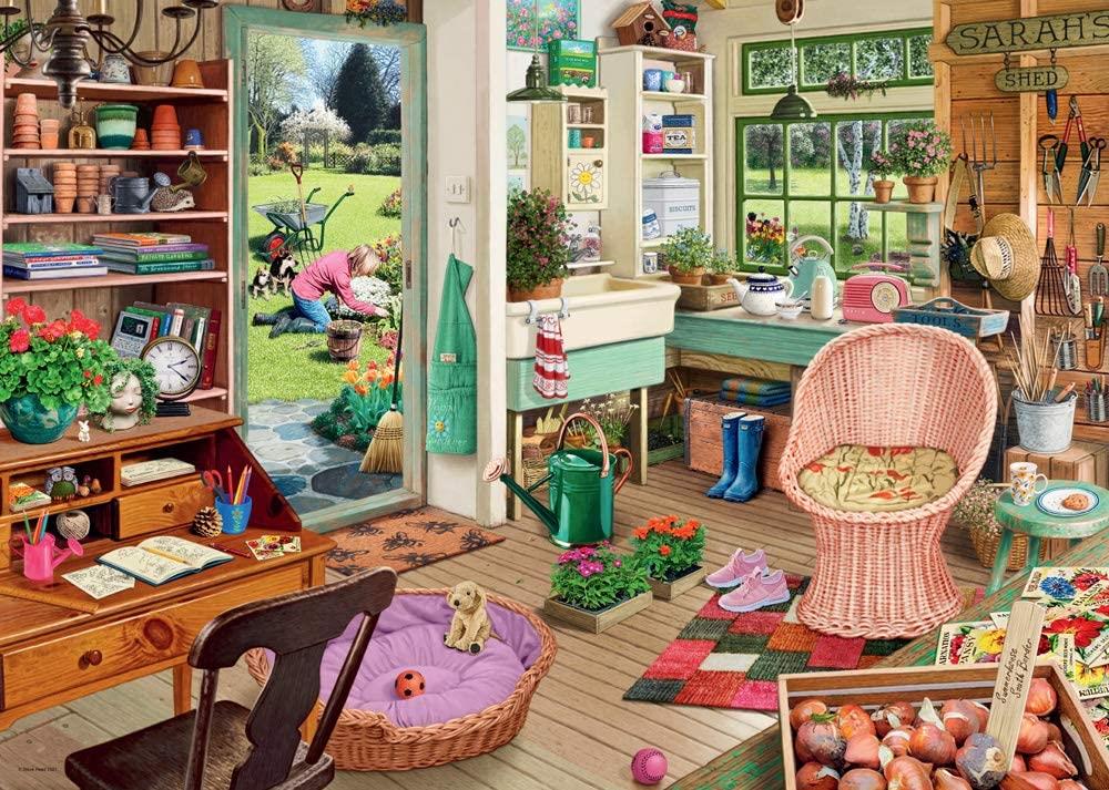 Ravensburger My Haven No 8 The Gardener's Shed Jigsaw Puzzle (1000 Pieces)