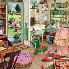 Ravensburger My Haven No 8 The Gardener's Shed Jigsaw Puzzle (1000 Pieces)