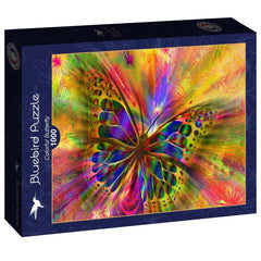 Bluebird Colorful Butterfly Jigsaw Puzzle (1000 Pieces)