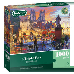 Falcon Deluxe A Trip to York Jigsaw Puzzle Jigsaw Puzzle (1000 Pieces)