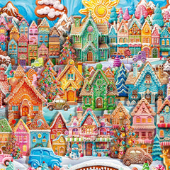 Ravensburger Christmas Cookie Village Jigsaw Puzzle (1000 Pieces) DAMAGED BOX
