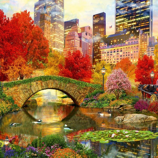 Bluebird Central Park NYC Jigsaw Puzzle (1000 Pieces)
