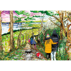 Gibsons A Dog's Life Jigsaw Puzzle (4 x 500 Pieces) - DAMAGED BOX