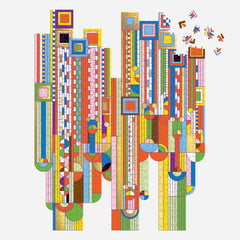 Galison Frank Lloyd Wright Saguaro Cactus & Forms Shaped Foil Jigsaw Puzzle (750 Pieces)