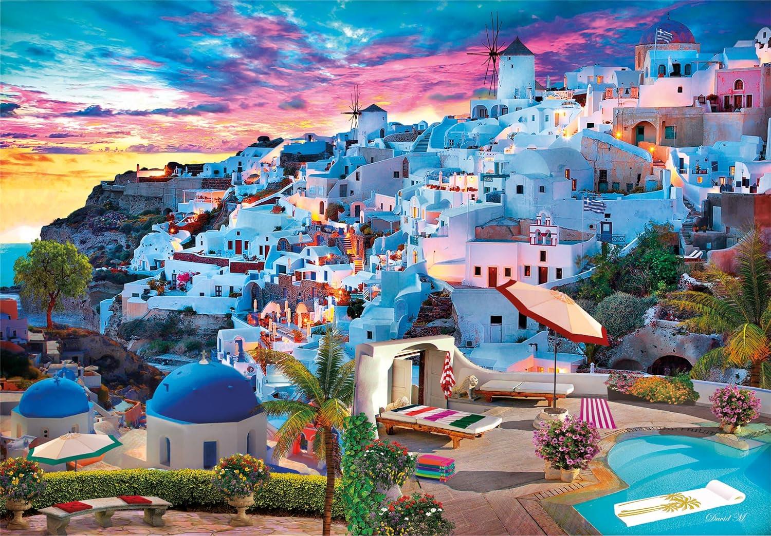 Clementoni Greece View Jigsaw Puzzle (500 Pieces)