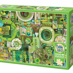 Cobble Hill Green Jigsaw Puzzle (1000 Pieces)