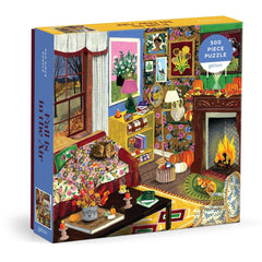 Galison Fall is in the Air Jigsaw Puzzle (500 Pieces)
