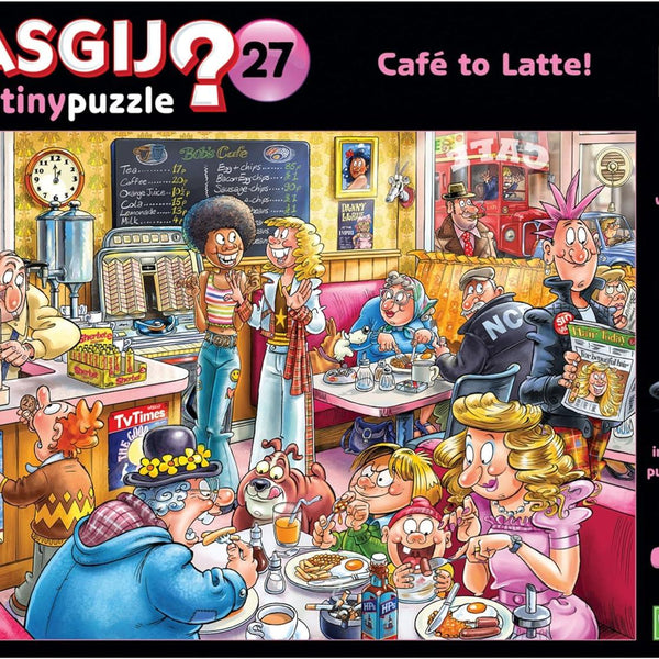 Wasgij Destiny 27 Cafe to Latte! Jigsaw Puzzle (1000 Pieces)