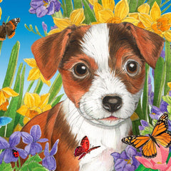 Enjoy Puppy Garden Jigsaw Puzzle (1000 Pieces)