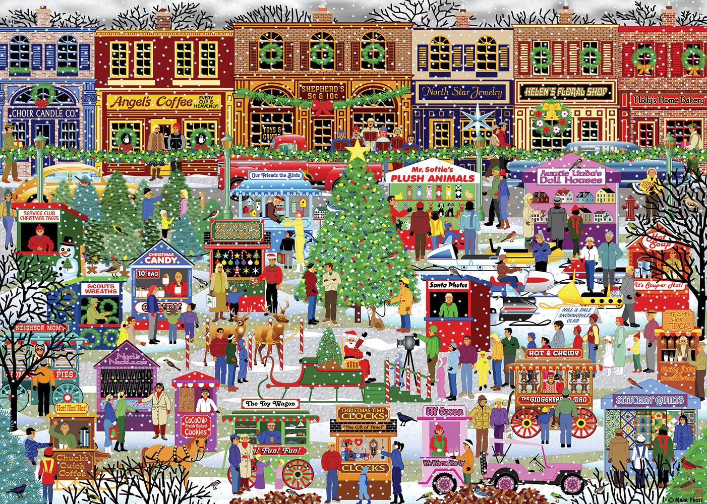 Alipson Kris Kringle Market Jigsaw Puzzle (1000 Pieces)