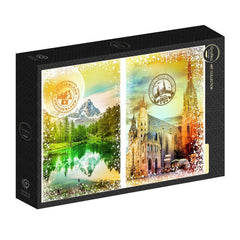 Grafika Travel around the World - Austria & Switzerland Jigsaw Puzzle (1000 Pieces)