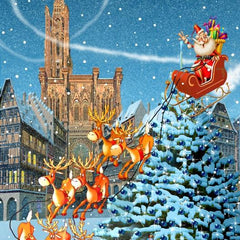 Grafika Strasbourg Cathedral at Christmas Jigsaw Puzzle (500 Pieces)