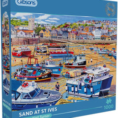 Gibsons Sand at St Ives Jigsaw Puzzle (1000 Pieces)