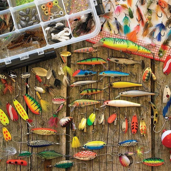 Cobble Hill Fishing Lures Jigsaw Puzzle (1000 Pieces)